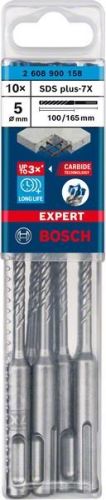 BOSCH EXPERT Bohrer SDS plus-7X, 5x100x165 10 Stück 2608900158