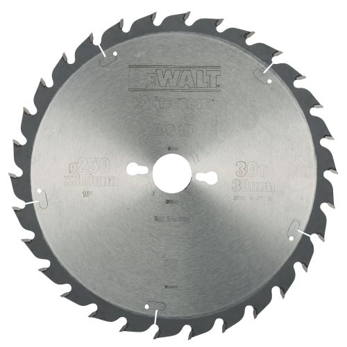 DeWALT Sägeblatt ATB 20° 250 x 30 mm, 30 Zähne, Universalschnitt DT4226