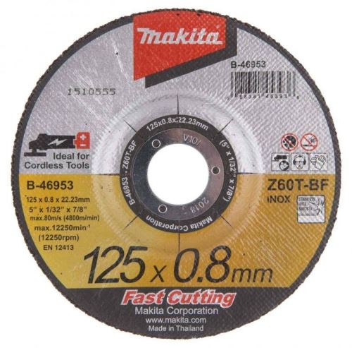 MAKITA Edelstahl-Trennscheibe 115x0,8x22 mm B-46947