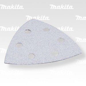 MAKITA Schleifpapier Klett 94x94x94 mm 6 Löcher K60, 10 Stück P-42690