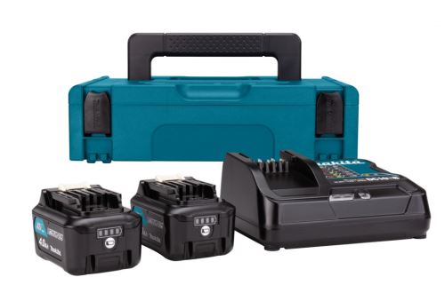 MAKITA Li-ion CXT 12V Set 2 Stk. BL1041B+1 Stk. Schnellladegerät DC10SB+1 Stk. Makpac 197641-2