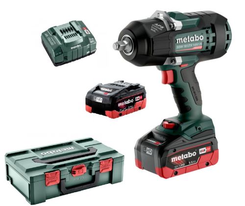 Metabo Akku-Schlagschrauber SSW 18 LTX 1450 BL, 18V/2x5,5Ah - 602401660