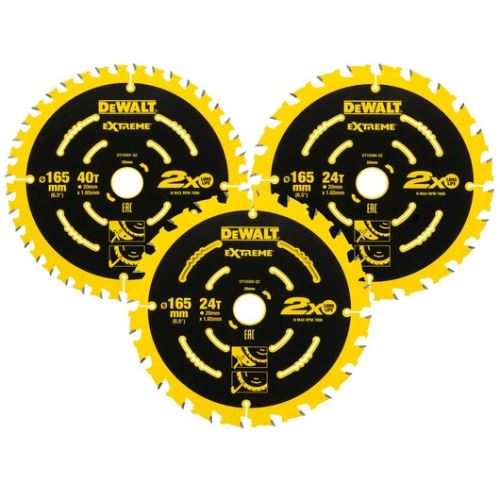 DeWALT Sägeblatt EXTREME 2nd Fix 3er-Pack DT10397 DT10397