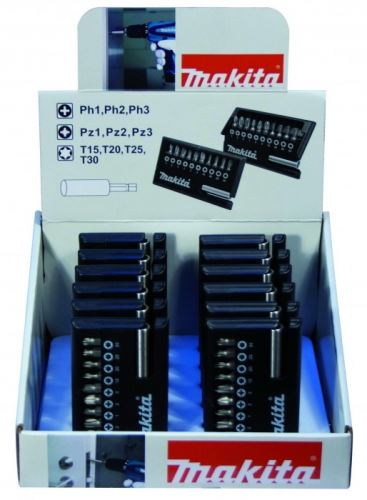 MAKITA Bitsatz 1/4" 11-teilig in Kunststoffbox, 12er-Pack D-30651-12