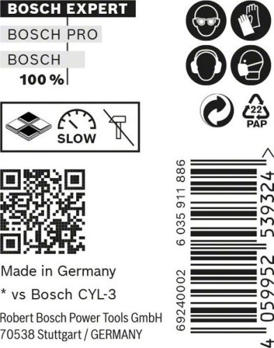 BOSCH EXPERT CYL-9 MultiConstruction 6x60, 10 Stück 2608900640