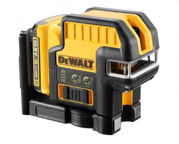 DeWALT DCE0822D1G batteriebetriebener grüner Kreuzlaser