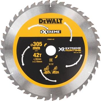 DeWALT Sägeblatt (ideal für FLEXVOLT Sägen), 305 x 30 mm, 42 Zähne DT99574