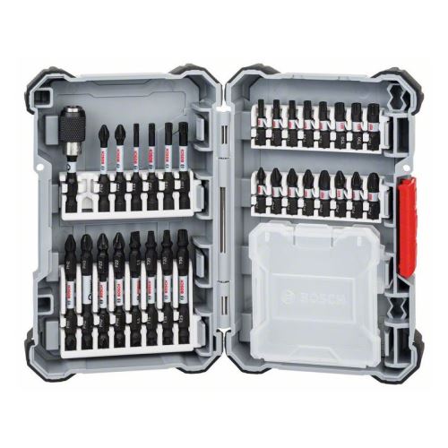 BOSCH 31-teiliges Pick&Click Impact Control Schraubendreher-Bit-Set 2607017574