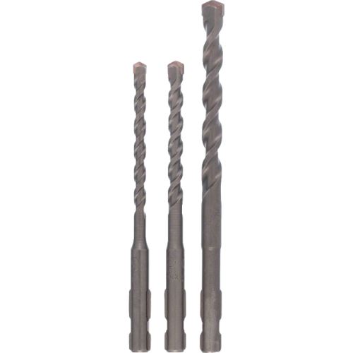 BOSCH 3-teiliges Betonbohrer-Set SDS-Quick 5,0x100; 6,0x100; 8,0x120 2609256908