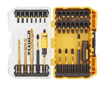 DeWALT FLEXTORQ Schraubendreher-Bit und Metallbohrer-Set (35 Stück) DT70741T