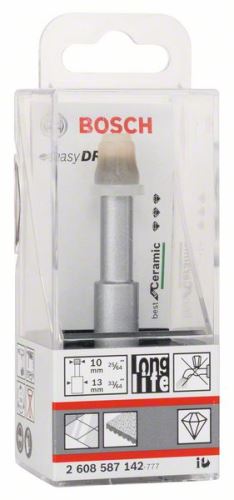 BOSCH Diamantbohrer zum Trockenbohren Easy Dry Best für Keramik 10 x 33 mm 2608587142