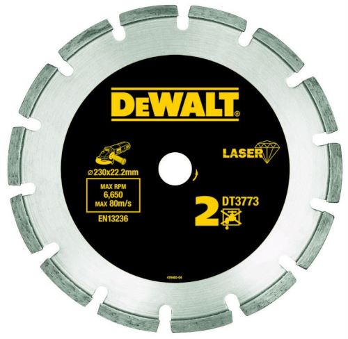 DeWALT DIA-Scheibe für abrasive Materialien 230 x 22,2 mm DT3773