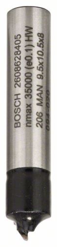 BOSCH Hinterschnittfräser 8 mm, R1 3,2 mm, D 9,5 mm, L 10,2 mm, G 41 mm 2608628405