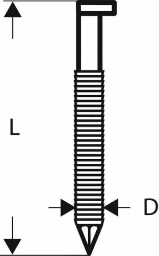 BOSCH SN34DK 50R 2,8 mm, 50 mm, unbeschichtet, gerillt (3000 Stück) 2608200014