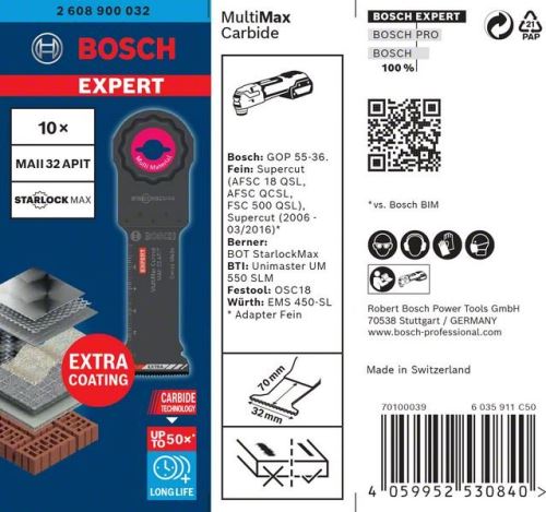 BOSCH EXPERT STARLOCKMAX MAII32APIT, 10 Stück 2608900032