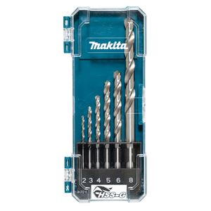 MAKITA Metallbohrer-Set HSS-G 2,3,4,5,6,8 mm D-75742