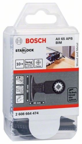 BOSCH RB – 10 Stück AII 65 APB 40 x 65 mm 2608664474