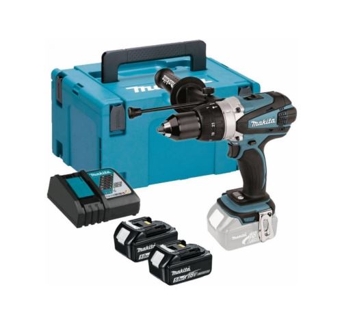 Makita Akku-Schlagschrauber Li-ion LXT 18V/5,0 Ah, Makpac DHP458RTJ