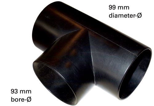 METABO Abzweig zum Anschluss von 2 Schläuchen an die Sägemehlabsaugung 0913031296