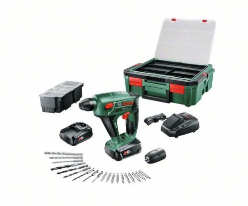 Bosch Akku-Bohrhammer Uneo Maxx + SystemBox 060395230K