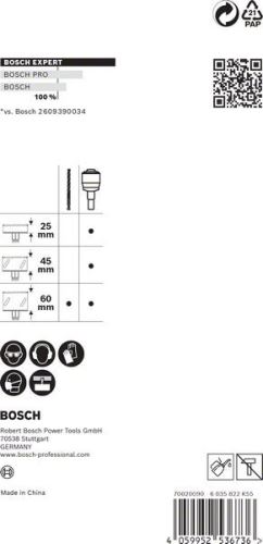 BOSCH EXPERT Adapter Power Change Plus und Zentrierbohrer HSS-G 7,15x105mm (2 Stück) 2608900527