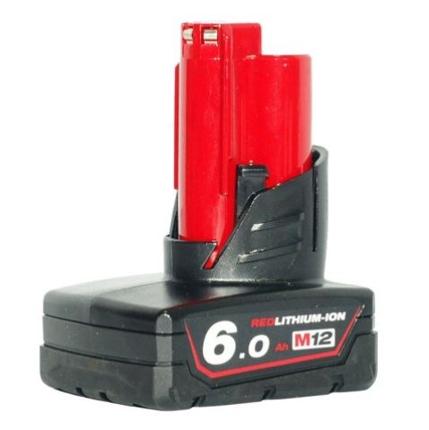 MILWAUKEE Batterie M12 B6 (12 V / 6,0 Ah) REDLITHIUM 4932451395