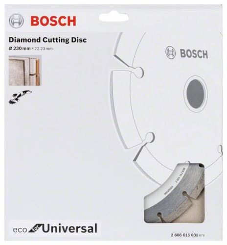 BOSCH Diamant-Trennscheibe ECO für Universal 180x22,23x2,2x7 2608615030