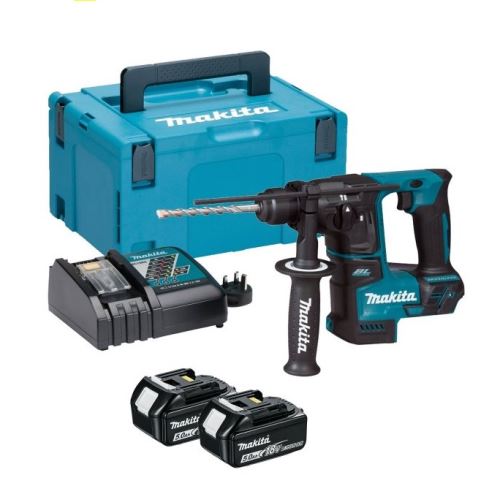 Makita Akku-Bohrhammer Li-Ion LXT 18V/5,0Ah, Makpac DHR171RTJ