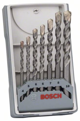 BOSCH 7-teiliges Betonbohrer-Set CYL-3 4; 5; 6; 6; 7; 8; 10mm 2607017082