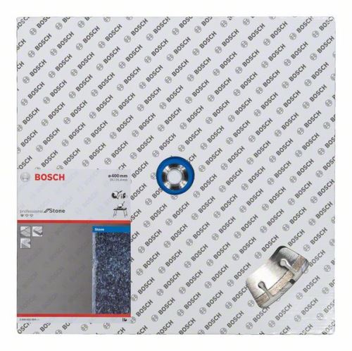 BOSCH Diamant-Trennscheibe Standard für Stein 400 x 20/25,40 x 3,2 x 10 mm 2608602604