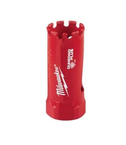 MILWAUKEE 22 mm Diamond Plus Kreissäge, Hartfliesen, Gusseisen, 1/2"*20 Aufsatz 49565605