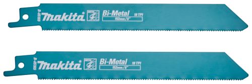 MAKITA Sägeblatt BiM 18 152 mm 2 Stück Metall 0,9 mm Metall B-05169-2