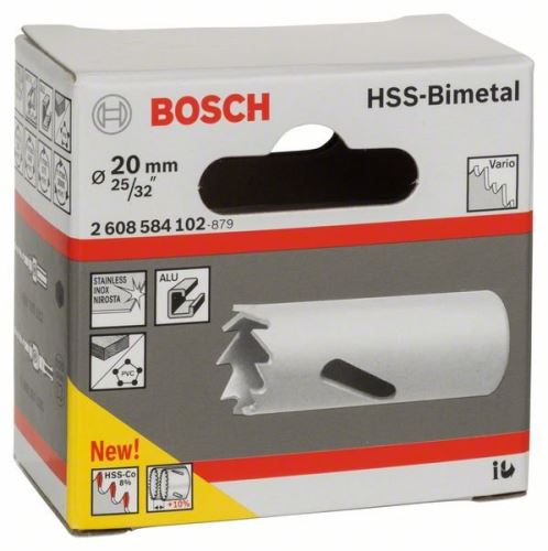 BOSCH HSS-Bimetall-Lochstanze für Standardadapter 20 mm, 25/32" 2608584102