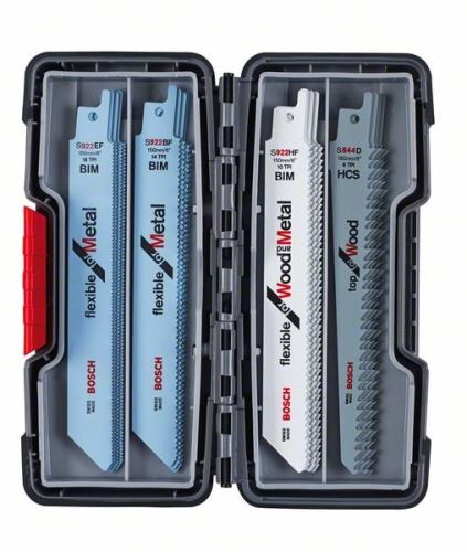 BOSCH 20-teiliges Sägeblatt-Set für Holz- und Metall-Schwenksägen S 922 EF (5x); S 922 BF (5x); S 922 HF (5x); S 644 D (5x) 2607010902