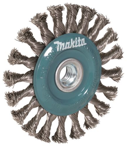 MAKITA Tellerbürste 115 mm, Edelstahlgeflechtdraht 0,5 mm D-77534