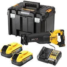 DeWalt Kreissäge 18V XR FlexVolt Advantage + 2x5AH Powerstack DCS386H2T