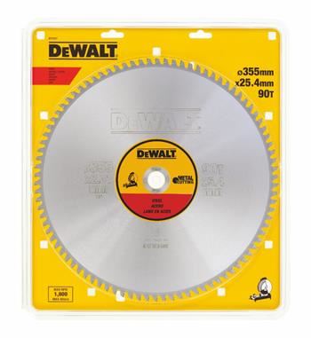 DeWALT Stahlsägeblatt 355 x 25,4 mm 90 Zähne DT1927