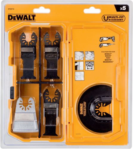 DeWALT Sägeblatt-Set für Holz, Holz mit Nägeln, Gipskarton (5 Stück) DT20715