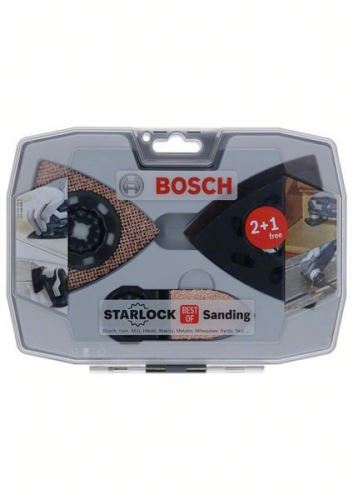 BOSCH 6er Set Schleifpapiere Starlock Best of Schleifset AVZ 93 G; AVZ 90 RT6; AVZ 32 RT4; Schleifpapier Holz und Farbe (3×) 2608664133