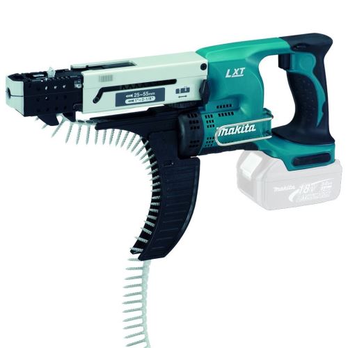 Makita Akkuschrauber mit Magazin 25-55 mm, Li-Ion LXT 18V, ohne Akku DFR550Z