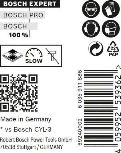 BOSCH EXPERT CYL-9 MultiConstruction 8x80, 10 Stück 2608900643