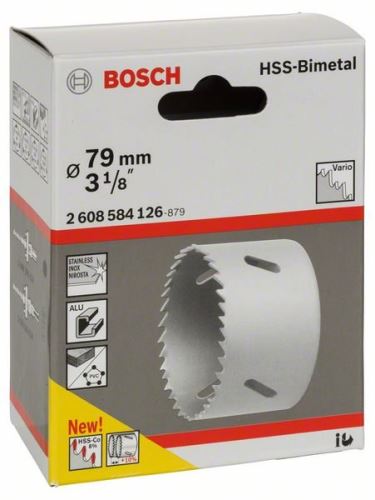 BOSCH HSS-Bimetall-Lochstanze für Standardadapter 79 mm, 3 1/8" 2608584126