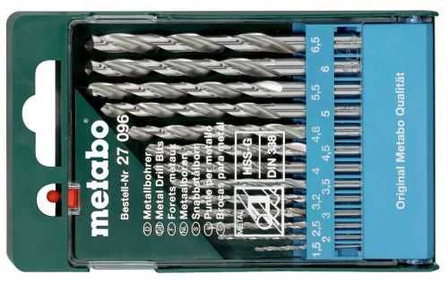 METABO Metallbohrer-Set HSS-G (13-teilig) 627096000