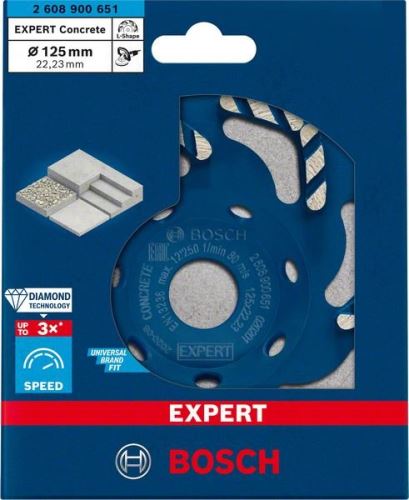 BOSCH EXPERT Diamanttopfscheibe BETON 125mm 2608900651